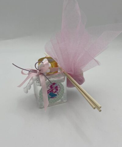 Μπομπονιέρα βάπτισης μπουκαλάκι με αρωματικά στικ "Mermaid"