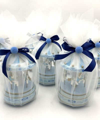 Μπομπονιέρες βάπτισης μουσικό καρουζέλ