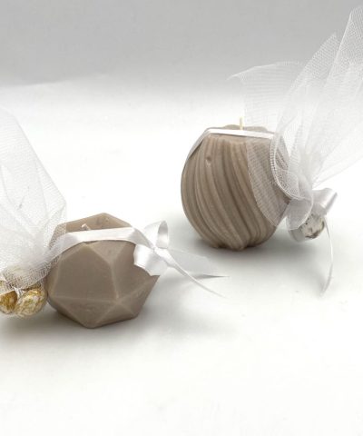 Μπομπονιέρα γάμου κεράκια