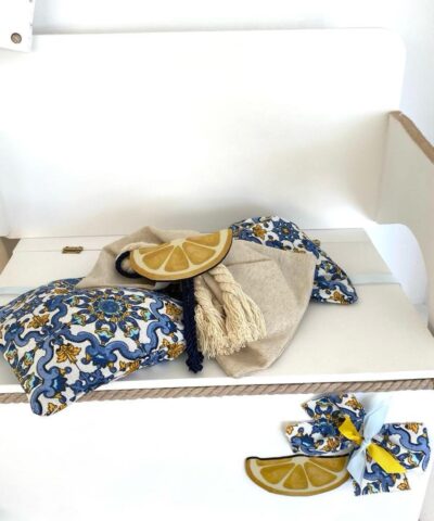 Σετ βάπτισης με θρανίο "Λεμόνι"