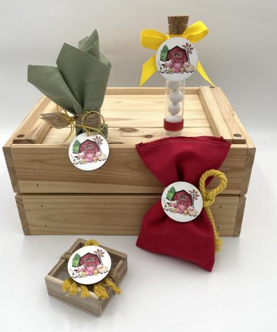 Μπομπονιέρες βάπτισης “Ζωάκια της Φάρμας”