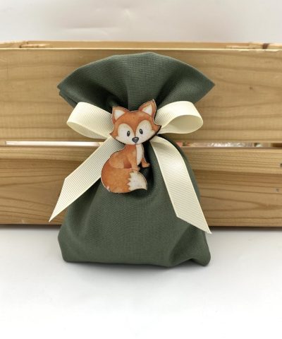 Μπομπονιέρες βάπτισης με ζωάκια του δάσους