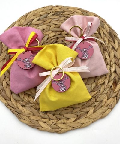 Μπομπονιέρες βάπτισης με τον Ροζ Πάνθηρα