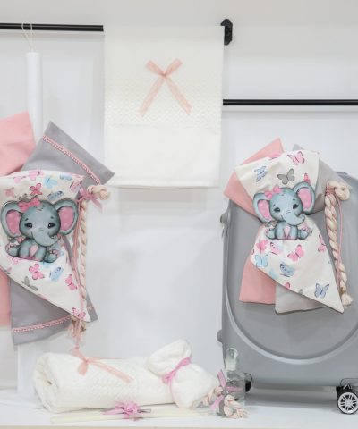 Σετ βάπτισης με βαλίτσα "Ελεφαντάκι"