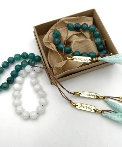 Προσωποιημένα μαρτυρικά βάπτισης μπεγλέρια με plexiglass στοιχείο